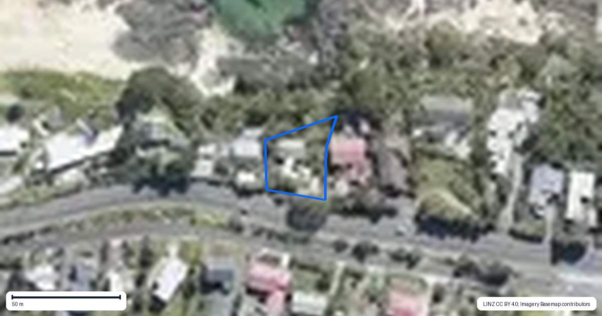 Property context map for 321 State Highway 10, Cable Bay