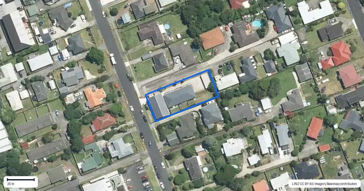 Property context map for 9 View Road, Papakura