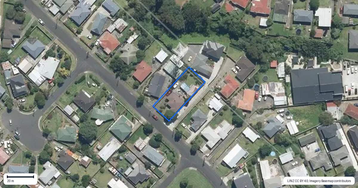 Property context map for 108 Clayton Avenue, Otara, Auckland