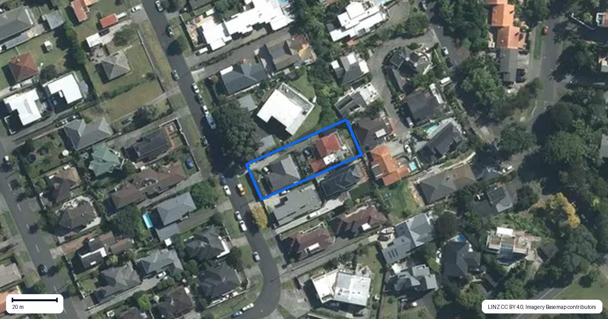 Property context map for 44A Challenger Street, Saint Heliers, Auckland