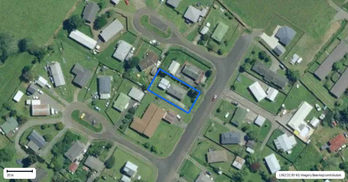 Property context map for 22 Harold Avenue, Kaikohe
