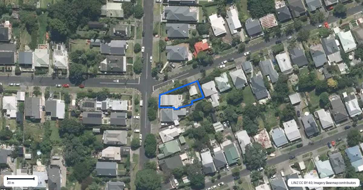 Property context map for 21 Kingsland Avenue, Kingsland, Auckland