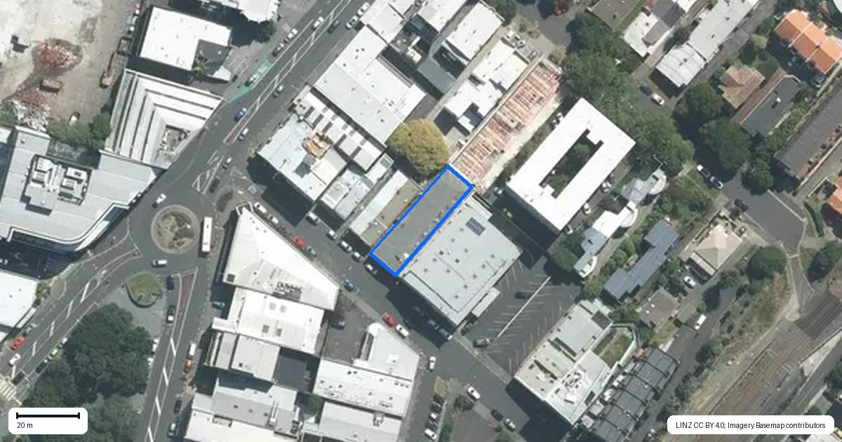 Property context map for 6 Railway Street, Newmarket, Auckland