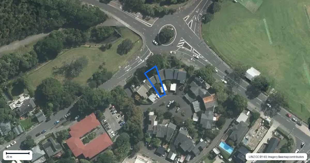 Property context map for 3/153 Bassett Road, Remuera, Auckland