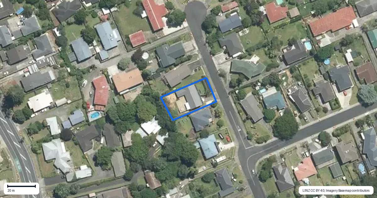 Property context map for 6 Brouder Place, Hillpark, Auckland