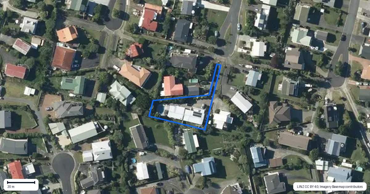 Property context map for 23 Hinemoa Place, Snells Beach