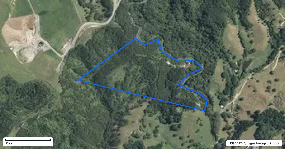 Property context map for 191 Twilight Road, Brookby, Auckland