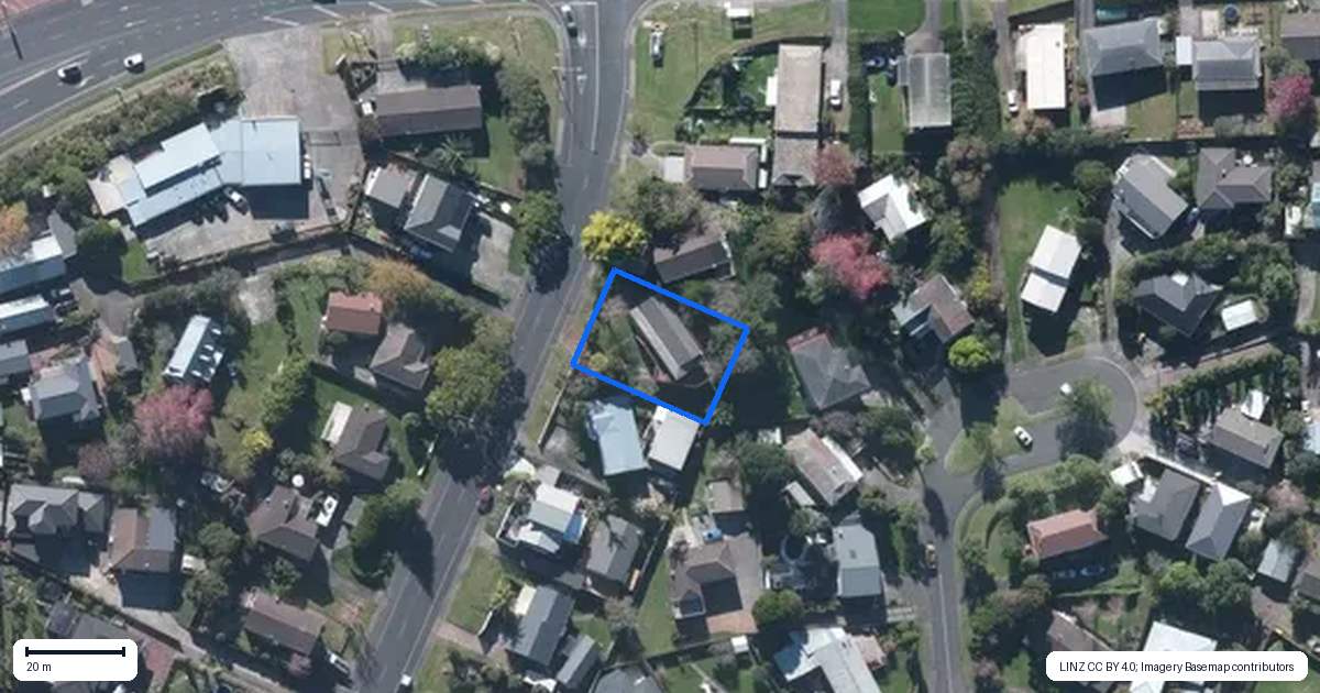 Property context map for 6 Oreil Avenue, West Harbour, Auckland