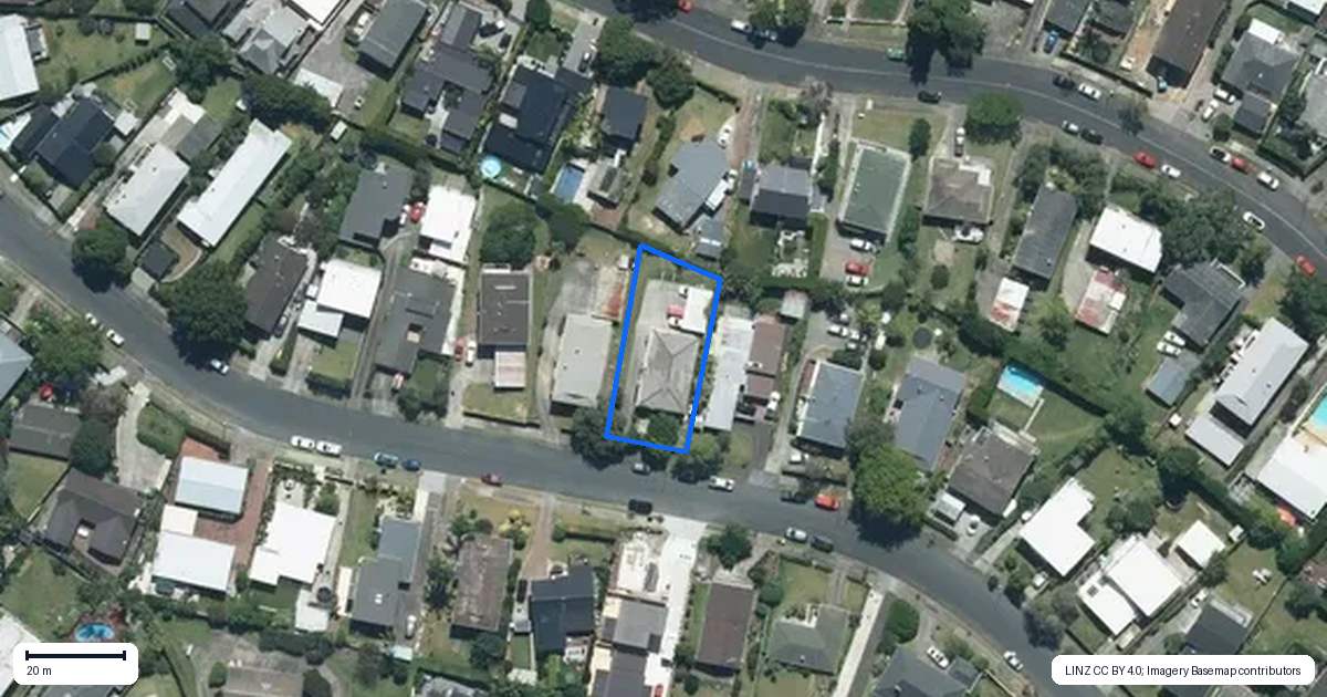 Property context map for 1/28 Hawkins Street, Meadowbank, Auckland