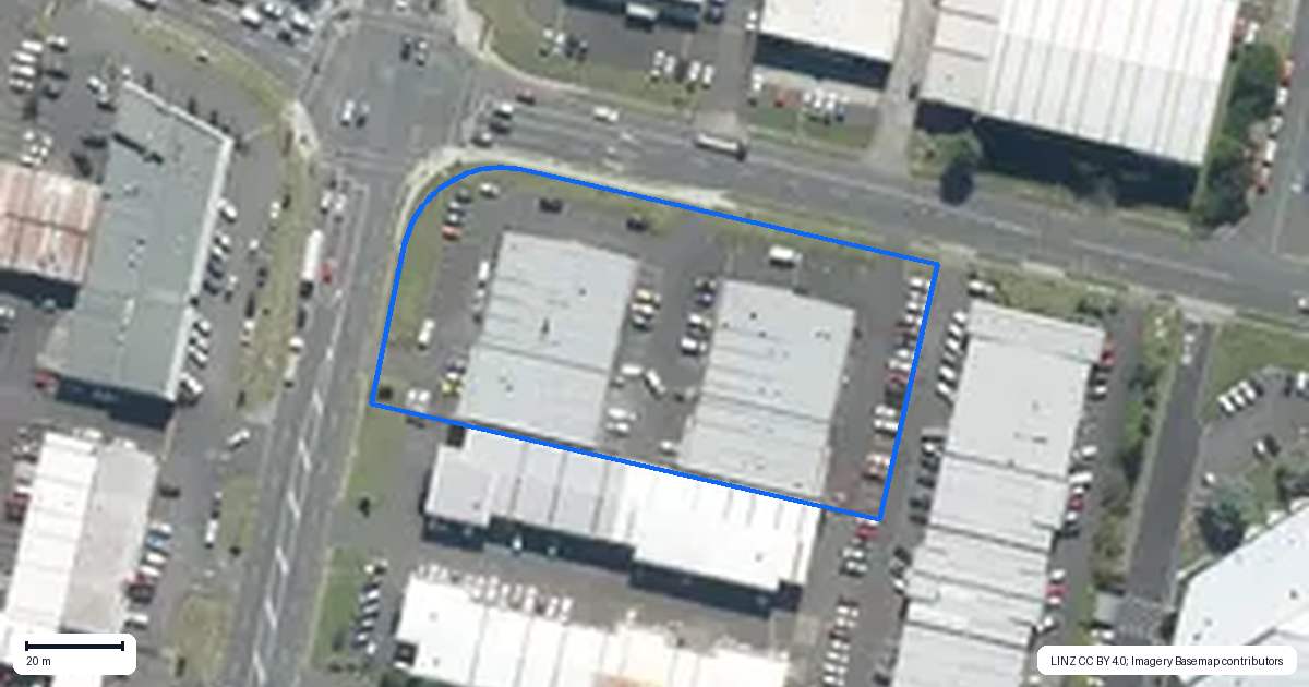 Property context map for 1F Lady Ruby Drive, East Tamaki, Auckland