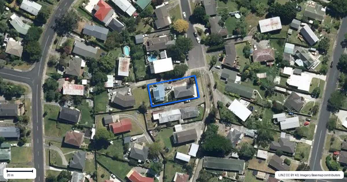 Property context map for 13 Seabar Place, Glen Eden, Auckland