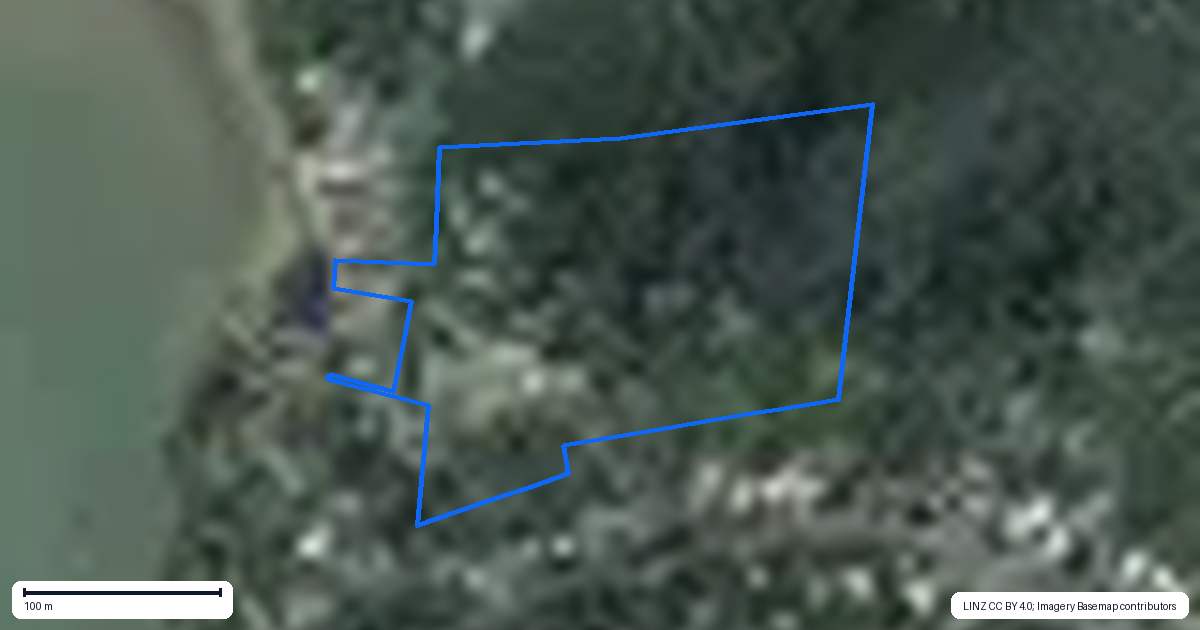 Property context map for 1196 Huia Road, Huia, Auckland