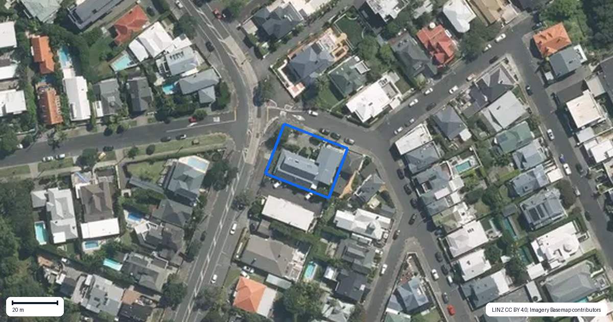 Property context map for 60 Hackett Street, Saint Marys Bay, Auckland