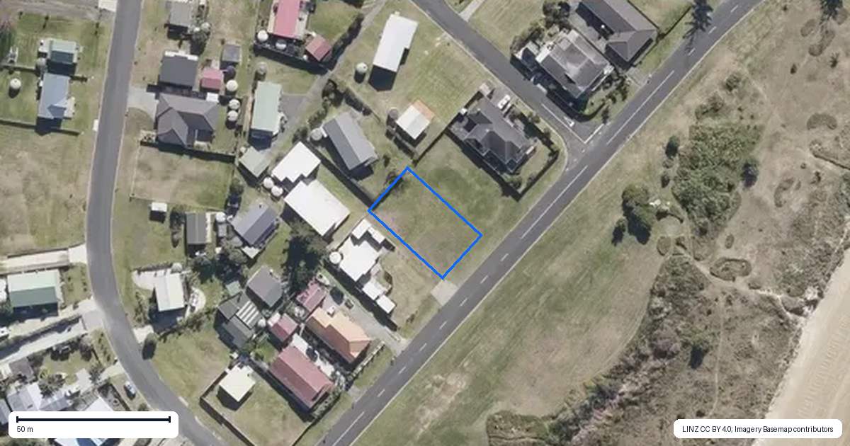 Property context map for 176 Tokerau Beach Road, Karikari Peninsula