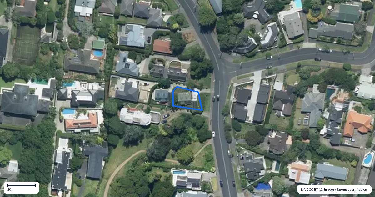 Property context map for 29 Combes Road, Remuera, Auckland
