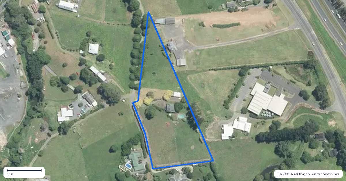 Property context map for 44 Park Lane, Runciman, Drury