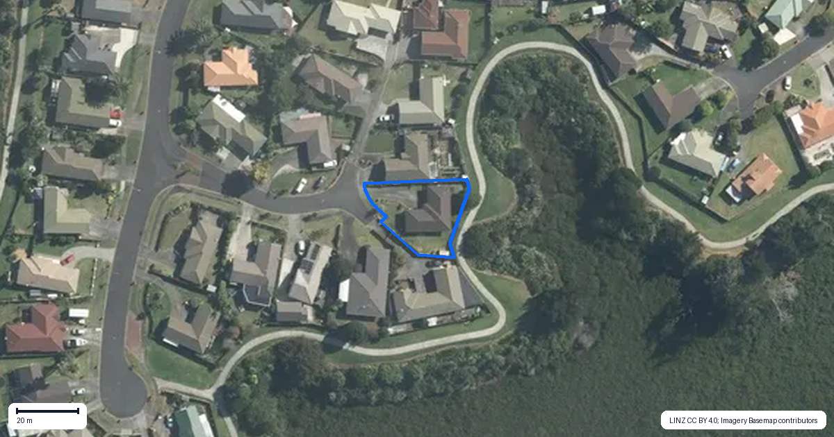 Property context map for 11 Ifield Court, Burswood, Auckland
