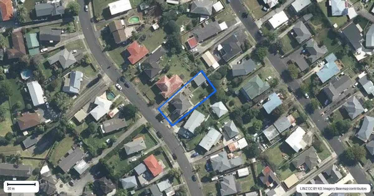 Property context map for 57 La Trobe Street, Pakuranga Heights, Auckland