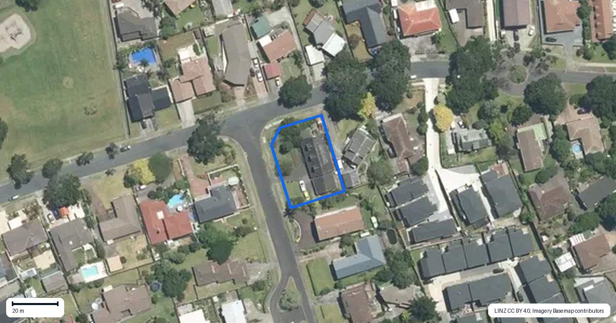 Property context map for 2 Rochas Place, Clover Park, Auckland
