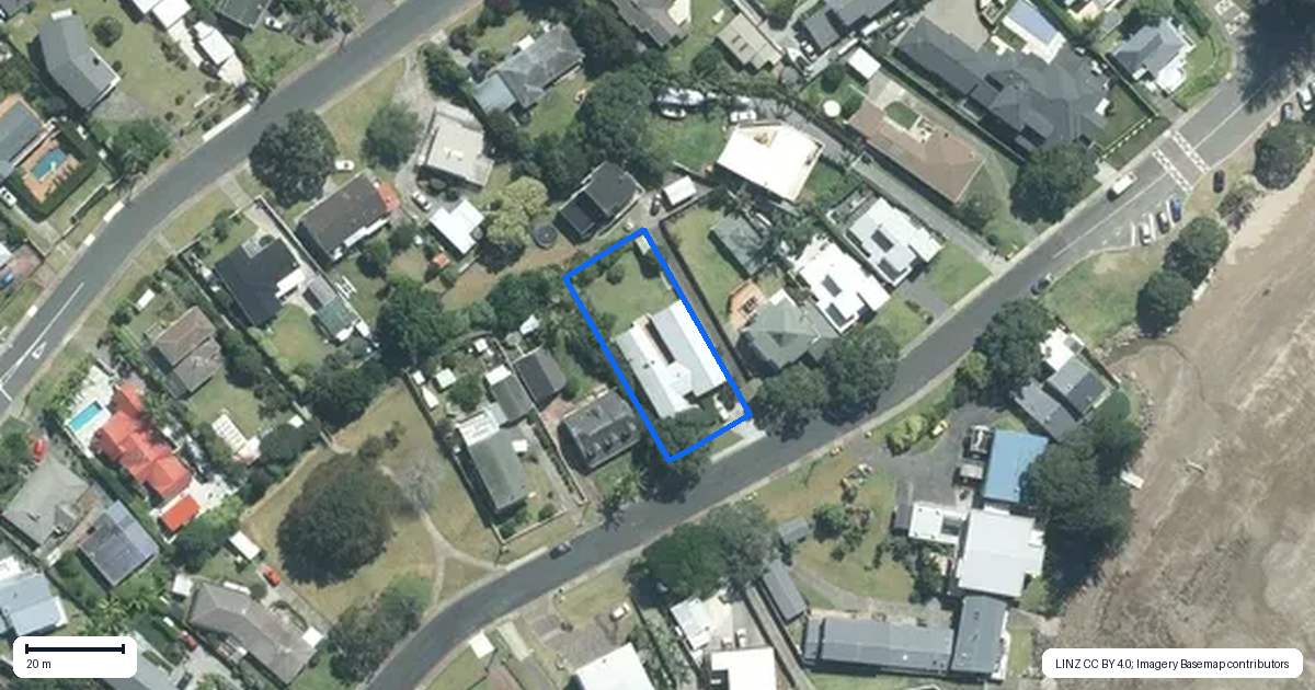 Property context map for 53 Arkles Strand, Arkles Bay, Whangaparaoa