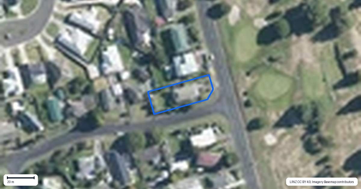 Property context map for 76 Racecourse Road, Waiuku