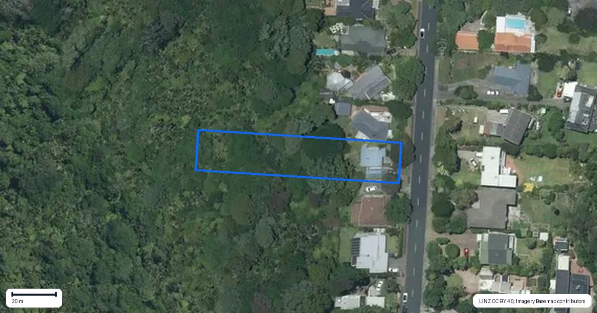 Property context map for 561 South Titirangi Road, Titirangi, Auckland