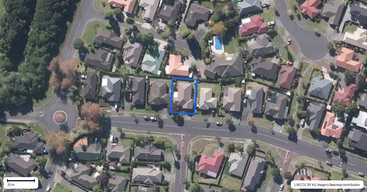 Property context map for 36 Rush Creek Drive, Westgate, Auckland