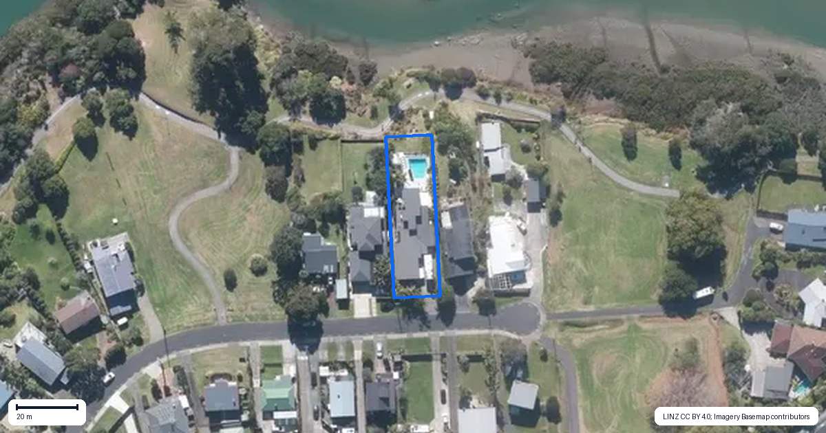 Property context map for 54 Pohutukawa Avenue, Red Beach, Whangaparaoa