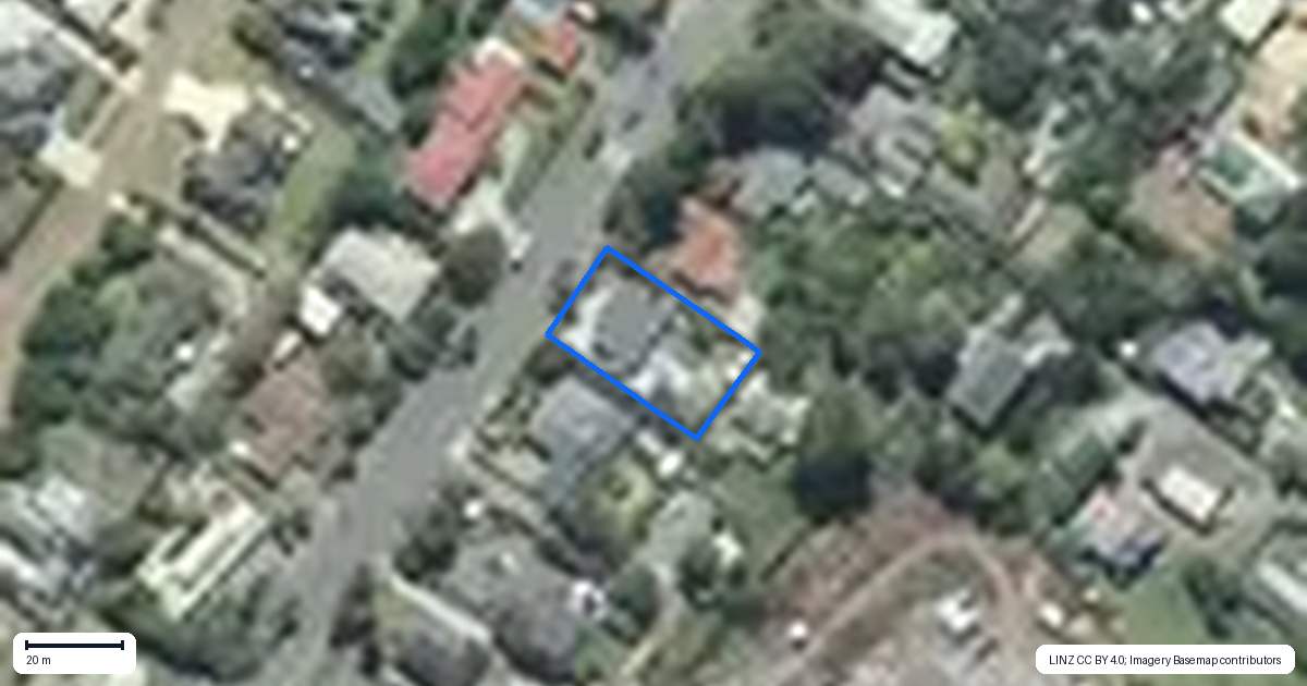 Property context map for 29 North Road, Clevedon