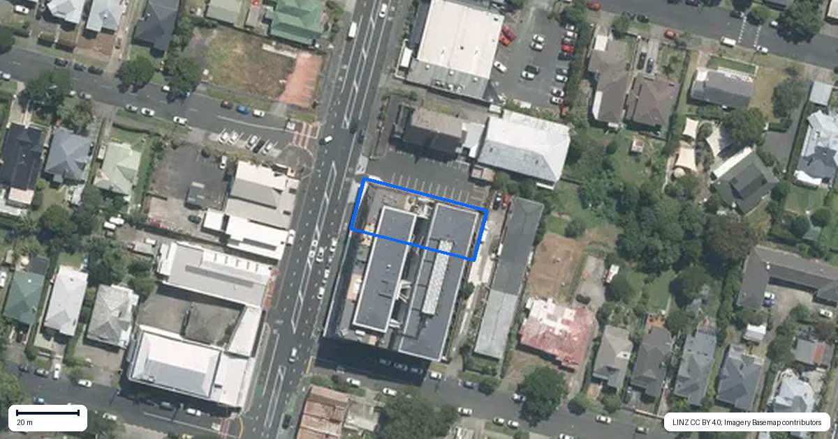 Property context map for 512/428 Dominion Road, Mount Eden, Auckland