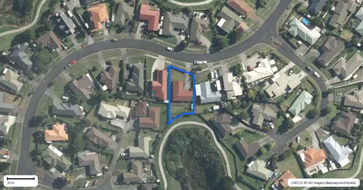 Property context map for 14 Davington Way, Burswood, Auckland