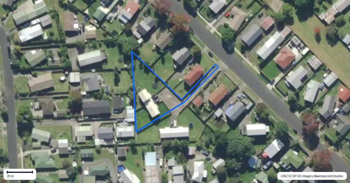 Property context map for 46A Heretaunga Street, Tikipunga, Whangarei