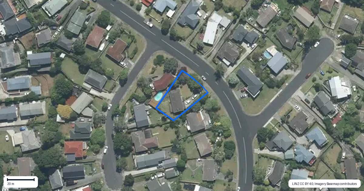 Property context map for 44 Juniper Road, Sunnynook, Auckland
