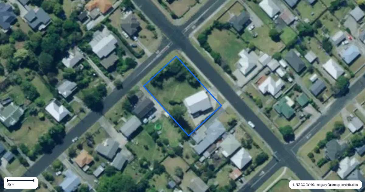 Property context map for 22 Plunket Street, Dargaville
