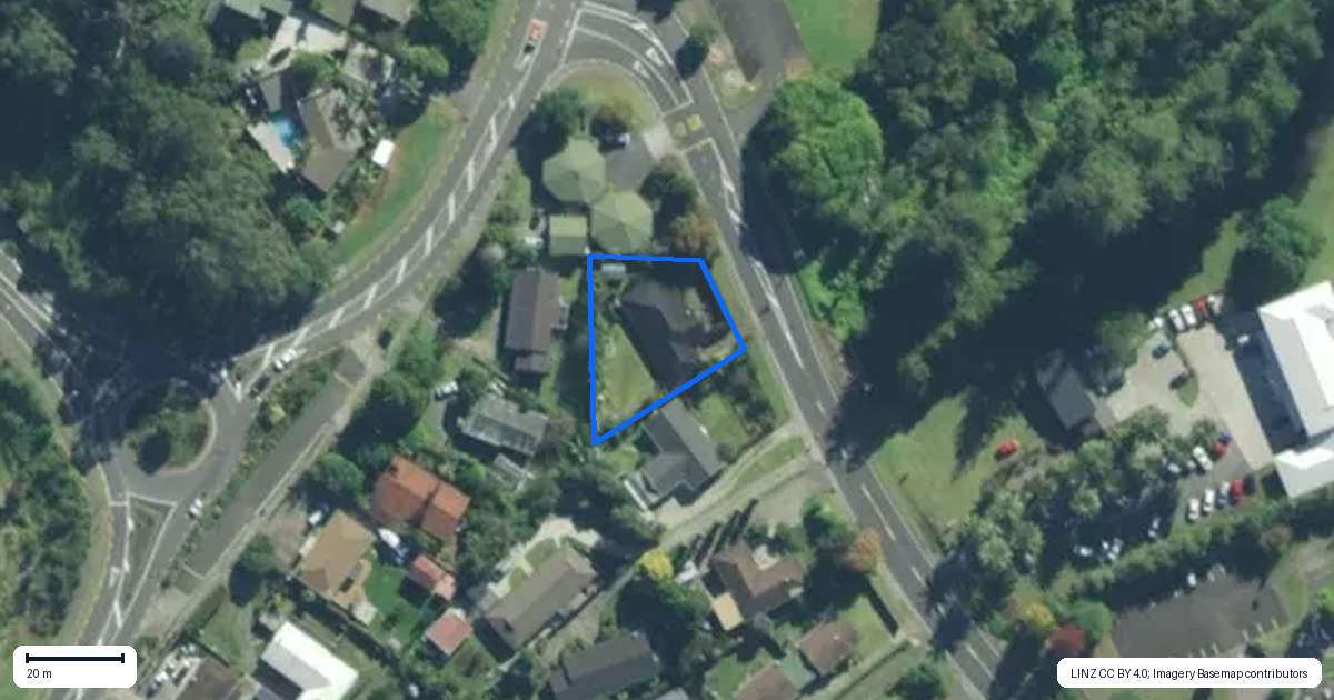 Property context map for 134 Hone Heke Road, Kerikeri