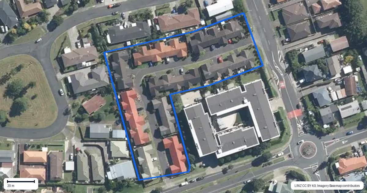 Property context map for 14/262 Centreway Road, Orewa