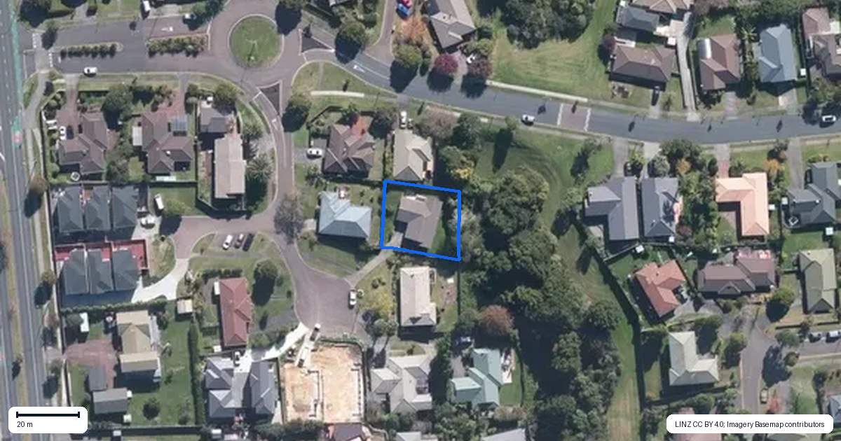 Property context map for 6 Notre Dame Way, Albany, Auckland