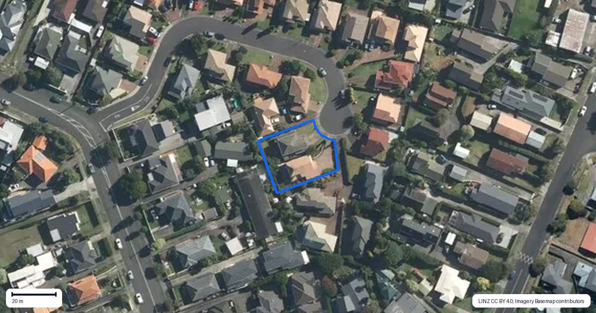 Property context map for 13 Jopard Place, Ellerslie, Auckland