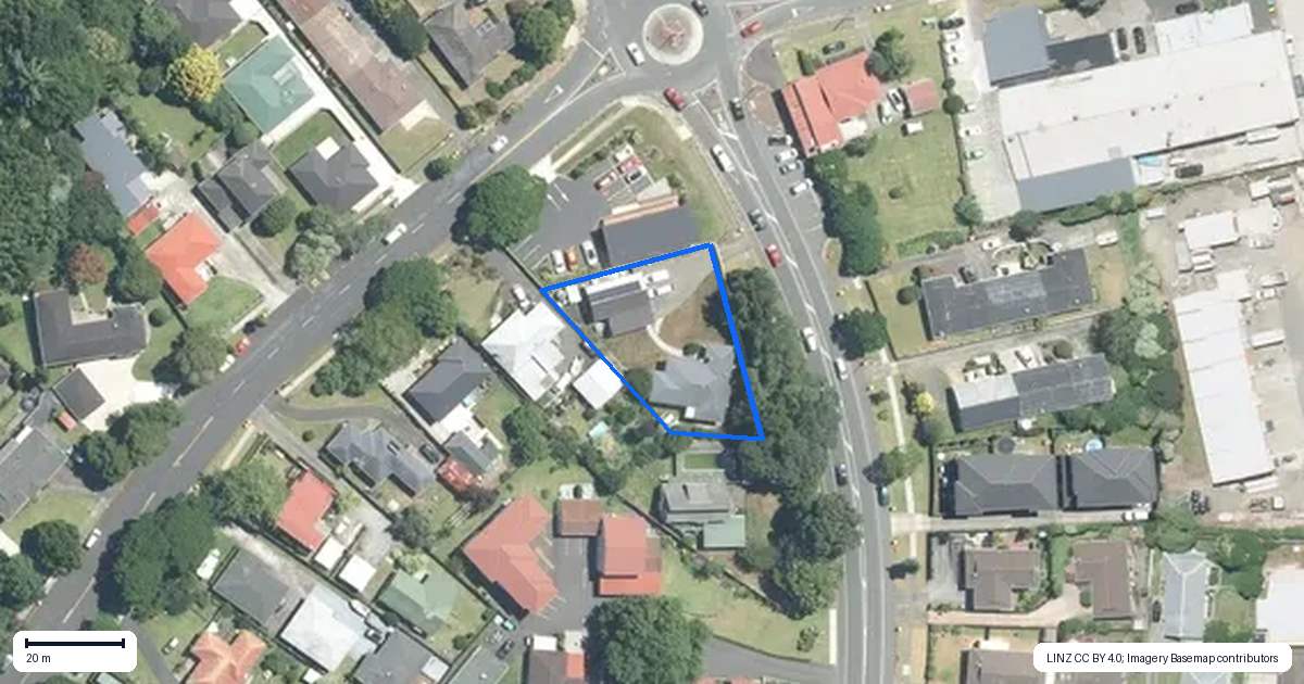 Property context map for 152 Edinburgh Street, Pukekohe