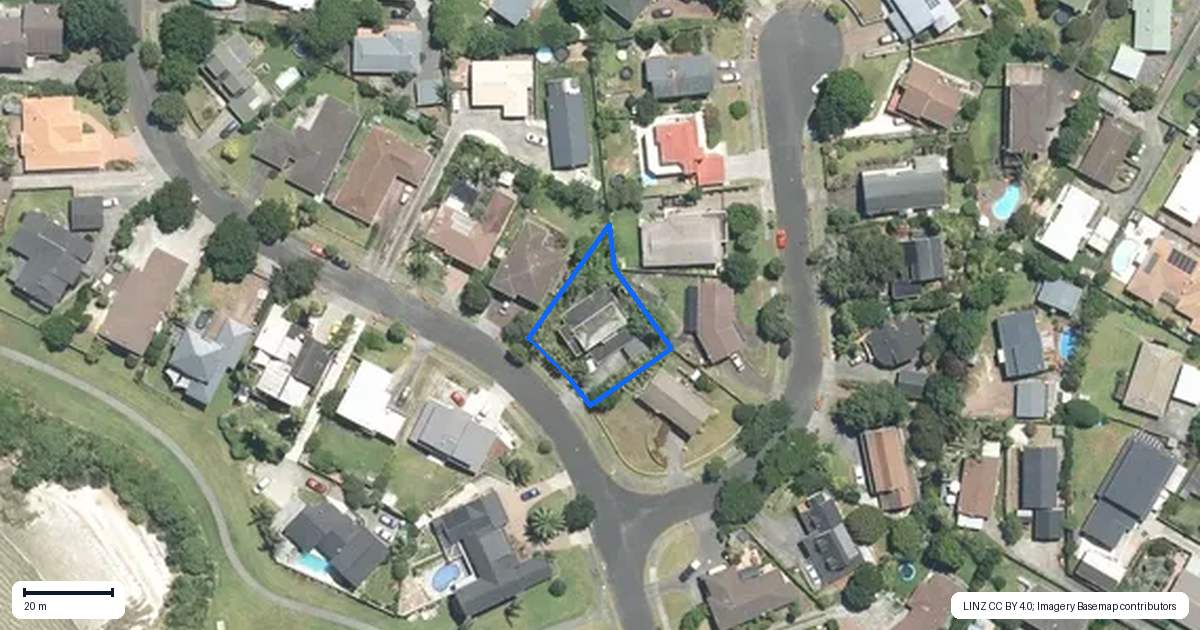 Property context map for 34 St Annes Crescent, Wattle Downs, Auckland