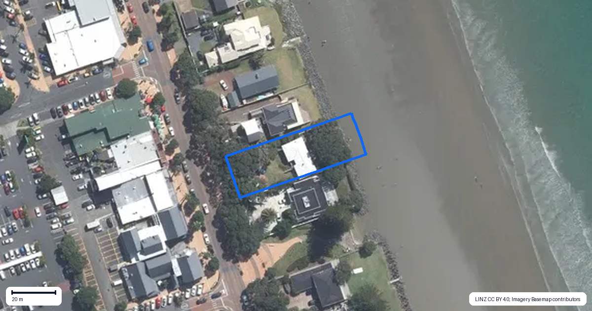 Property context map for 297 Hibiscus Coast Highway, Orewa