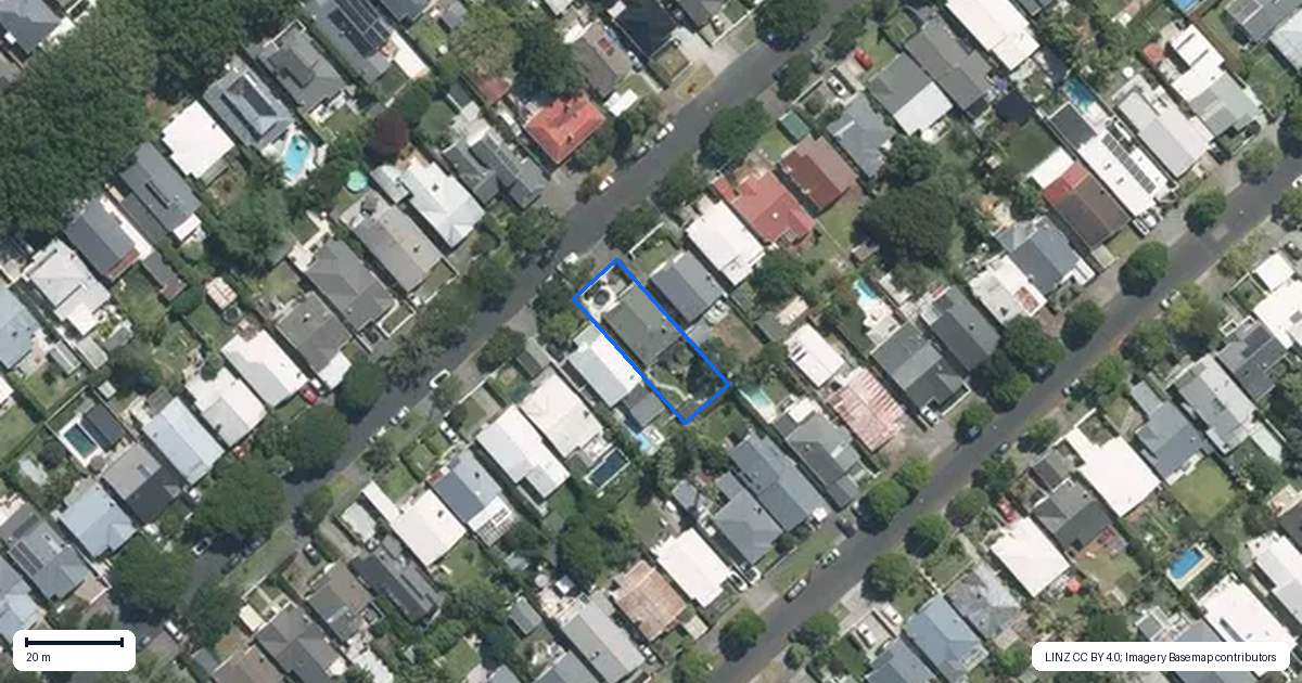 Property context map for 25 Dorset Street, Westmere, Auckland