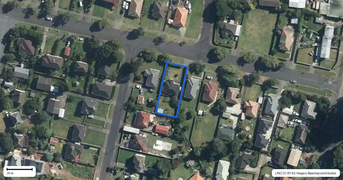 Property context map for 29 Hobson Drive, Panmure, Auckland