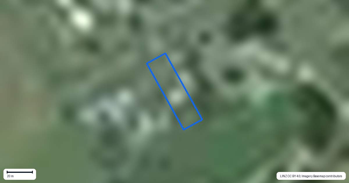 Property context map for 12 Tennyson Street, Ohaeawai, Kaikohe