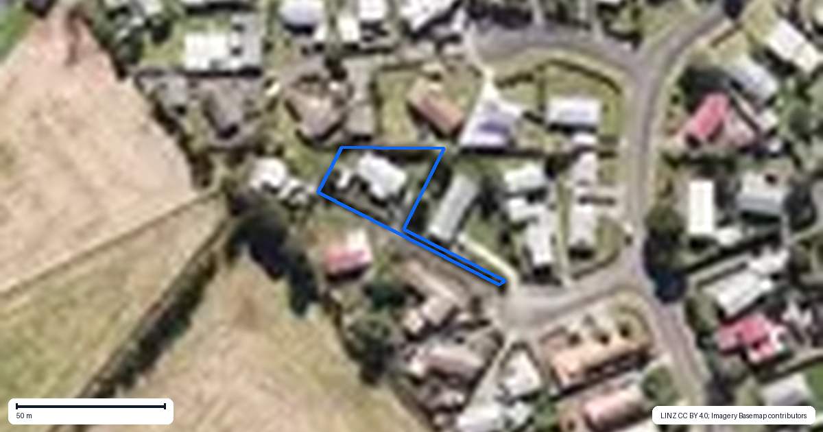 Property context map for 7 Rata Place, Kaitaia