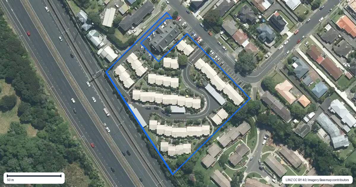 Property context map for 7/15 Puriri Street, Takapuna, Auckland
