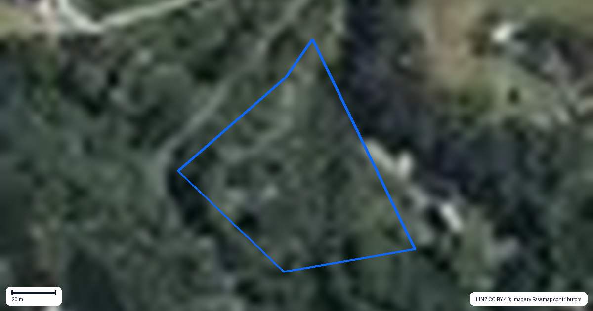 Property context map for 55 Hinau Road, Waimauku