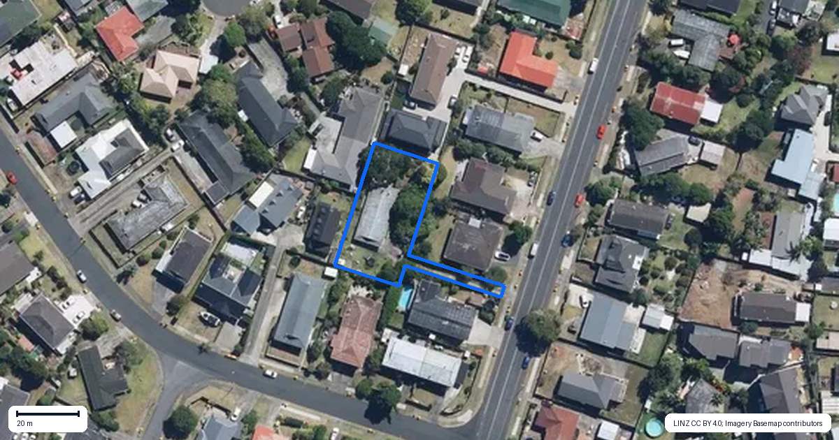 Property context map for 46 Meadway, Sunnyhills, Auckland