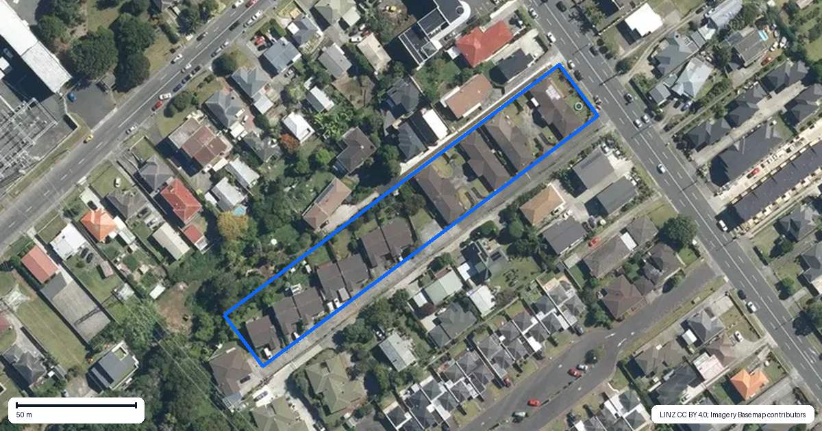 Property context map for 3/453 Richardson Road, Mount Roskill, Auckland