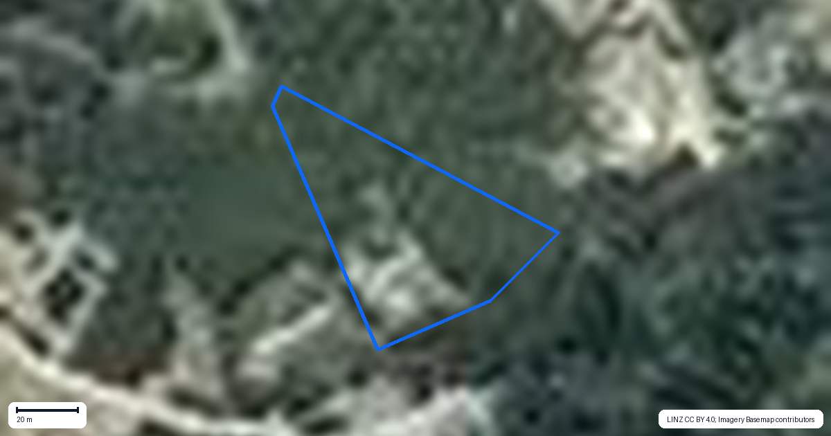 Property context map for 9 Woods Ridge Road, Kawau Island